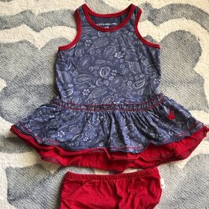 Burt’s Bees Baby 6-9month Dress & Diaper Cover